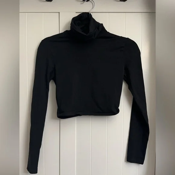 Garage cropped black turtle neck - Picture 4 of 4